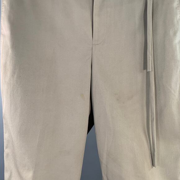 CRAIG GREEN Size L Beige Polyester Cotton Twill Straight Casual Pants - Picture 3 of 6